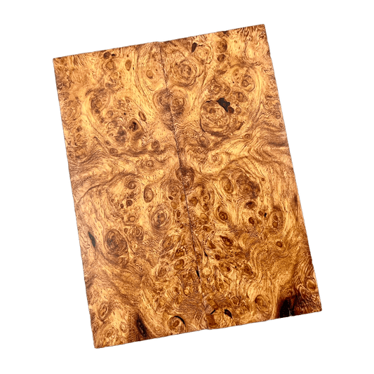 Afzelia Burl Scales (Stabilized by Bitterroot Handle Works) - AFZ08