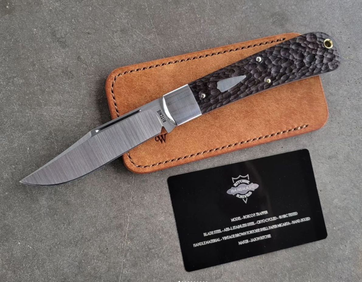 Westinghouse Ebony (Tortoise Shell) Single Line Paper Micarta