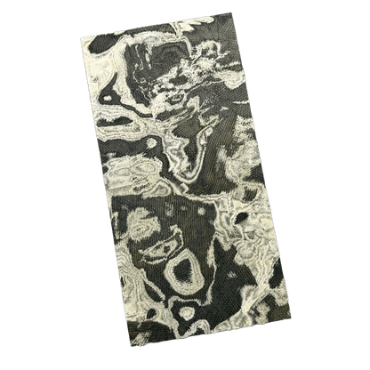 Double Black Canvas, Bone Linen Rag/Burl Phenolic