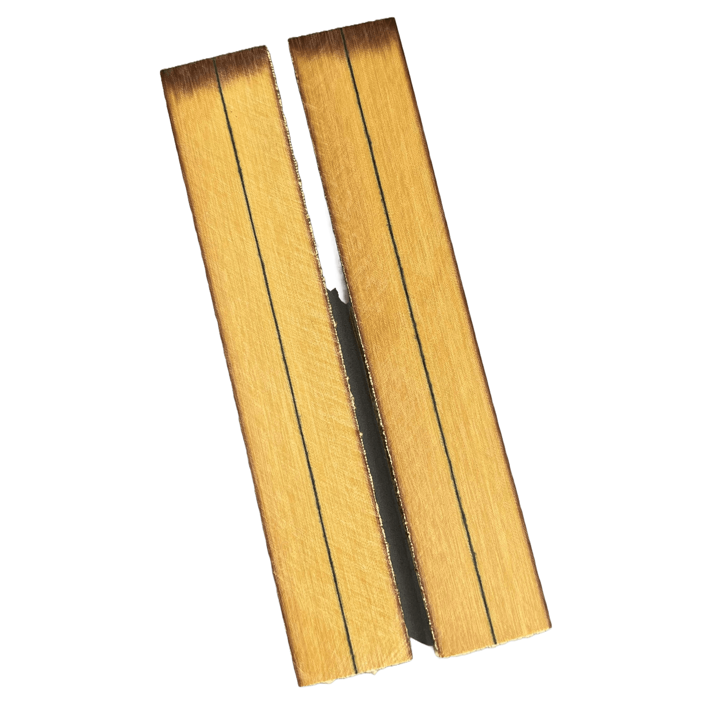 International Paper "Cheddar" Single Line Linen Micarta
