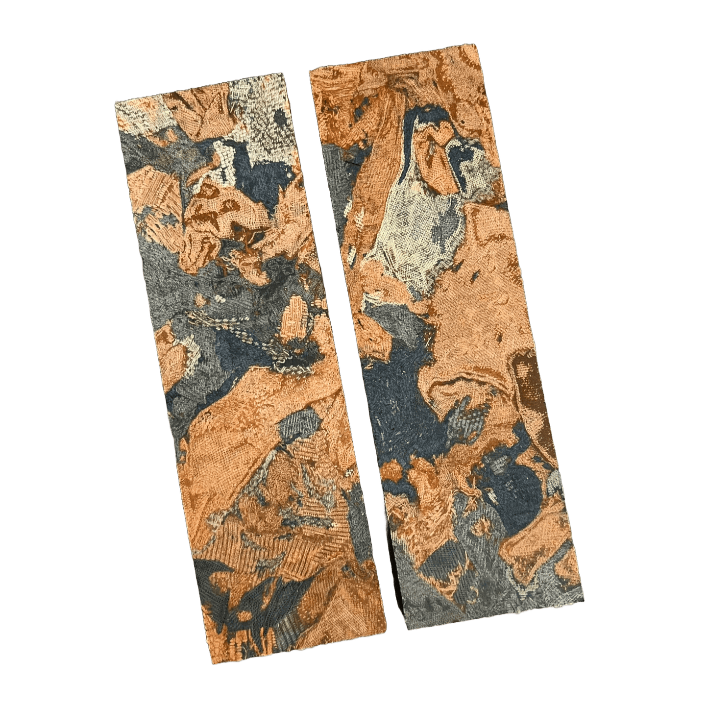 Burl Micarta Scales - Wildfire