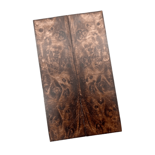 Brown Maple Burl Scales (K&G Stabilized) - MB28