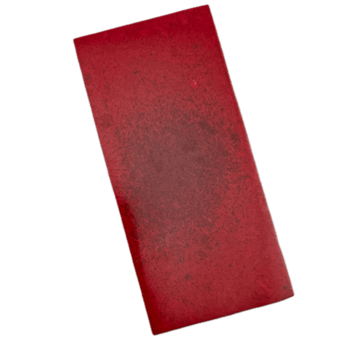 Vintage Ruby Red Rag Micarta