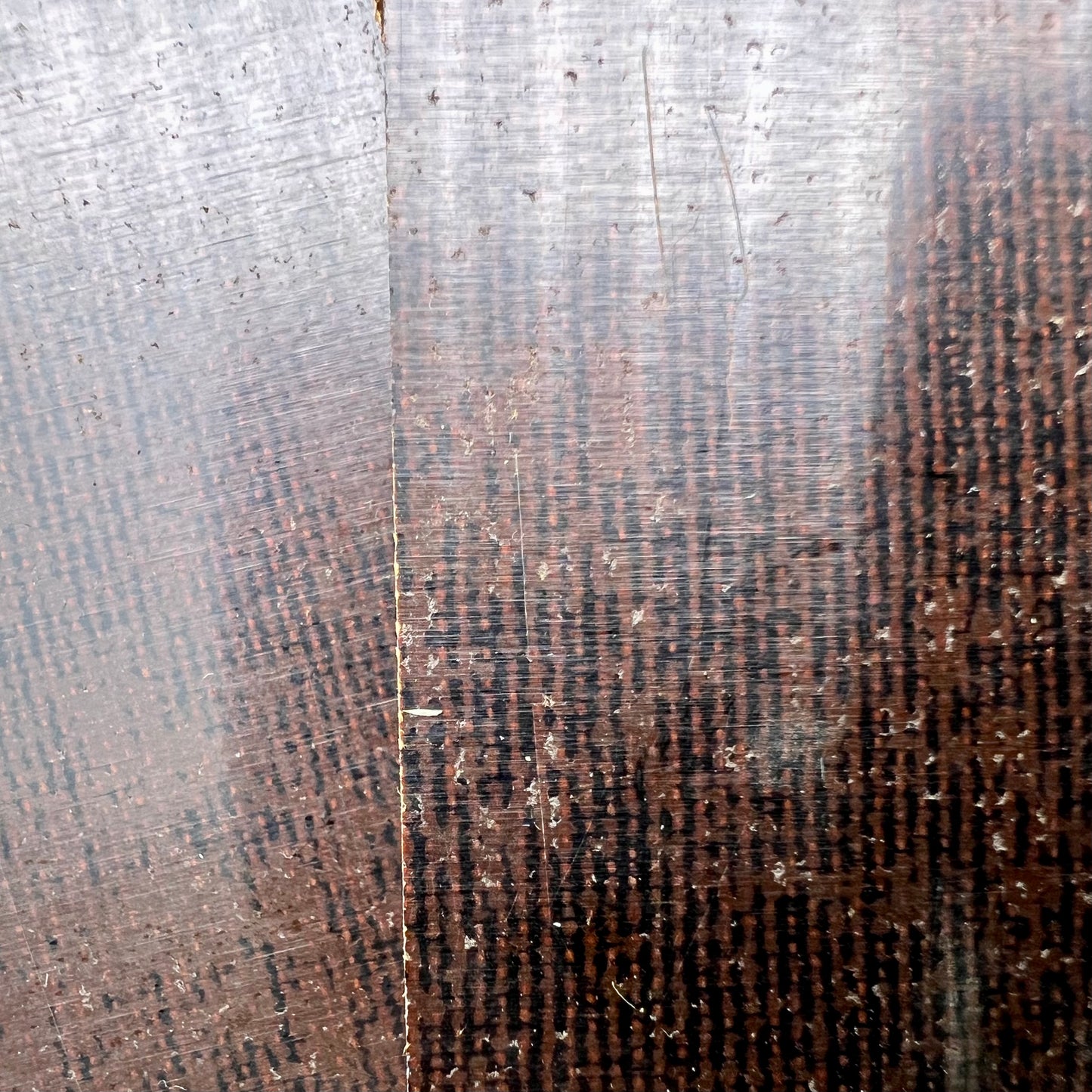 Vintage Natural and Black Canvas Phenolic (thick lines)