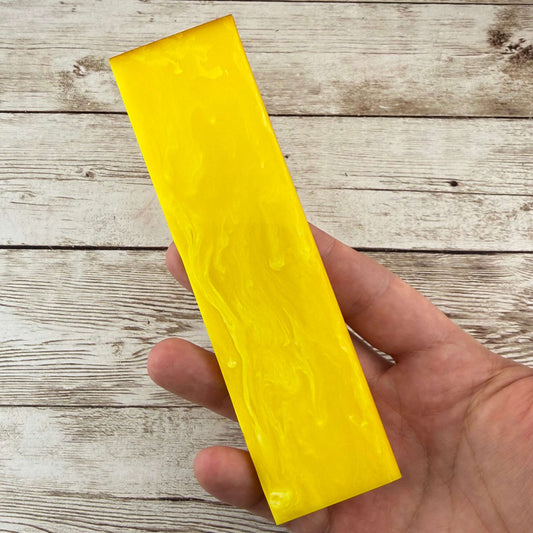 Canary Yellow Marbled Catalin