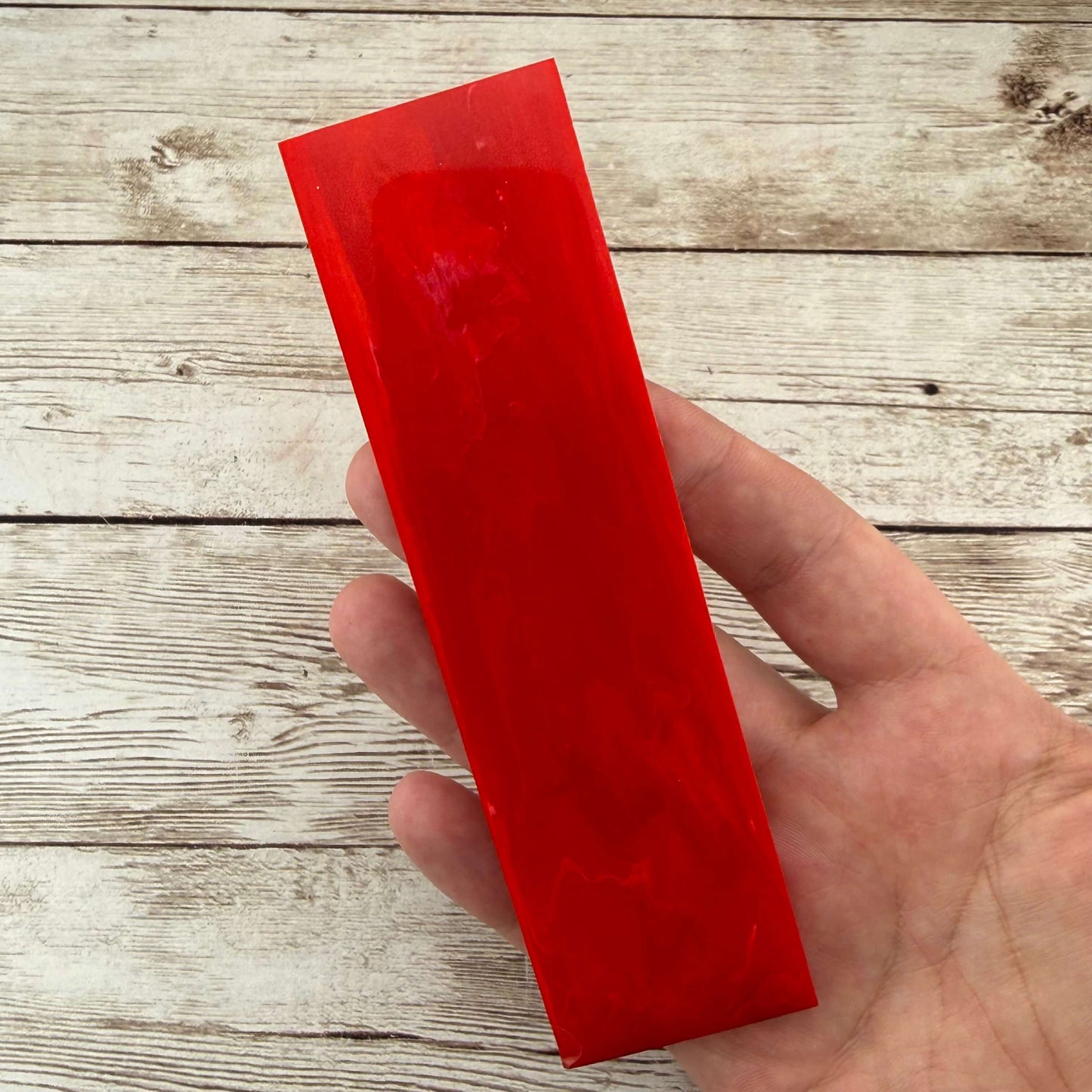 Cherry Red Marbled Catalin