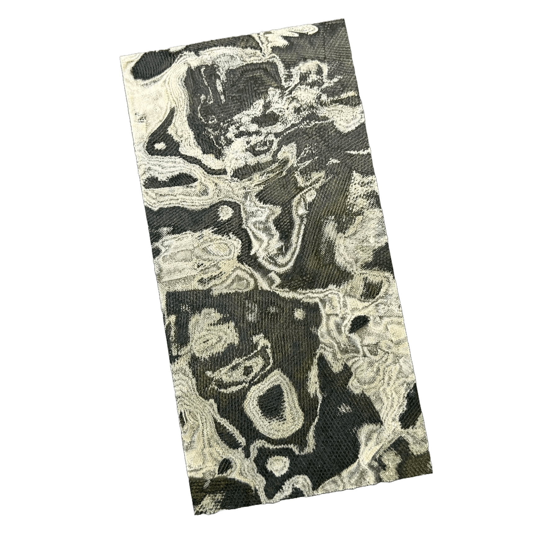 Double Black Canvas, Bone Linen Rag/Burl Phenolic – Knife Handle Supply