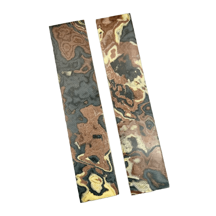 Burl Micarta Scales - Desert Camo