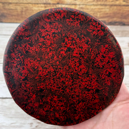 Red and Black 1940's U.S. Bakelite (Round Slab)