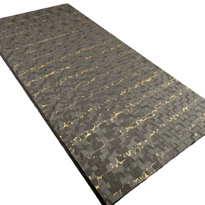 Snakeskin Gold Carbon Fiber by Fatcarbon