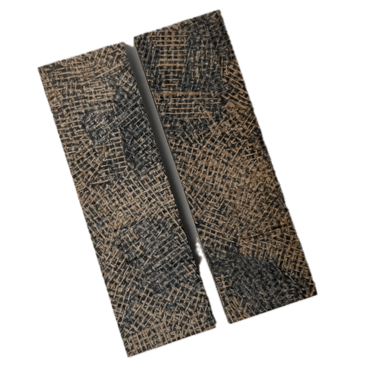 Triple Burlap Burl Micarta
