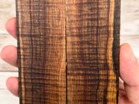 Curly Tasmanian Blackwood Scales (K&G Stabilized) - CT01