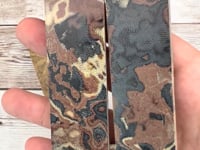 Burl Micarta Scales - Desert Camo