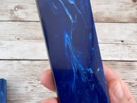 Ocean Blue Marbled Catalin