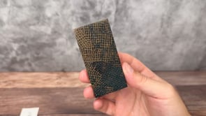 Triple Burlap Burl Micarta