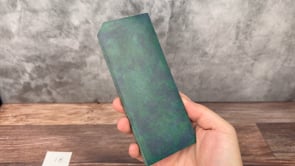 Vintage Green and Blue Rag Micarta